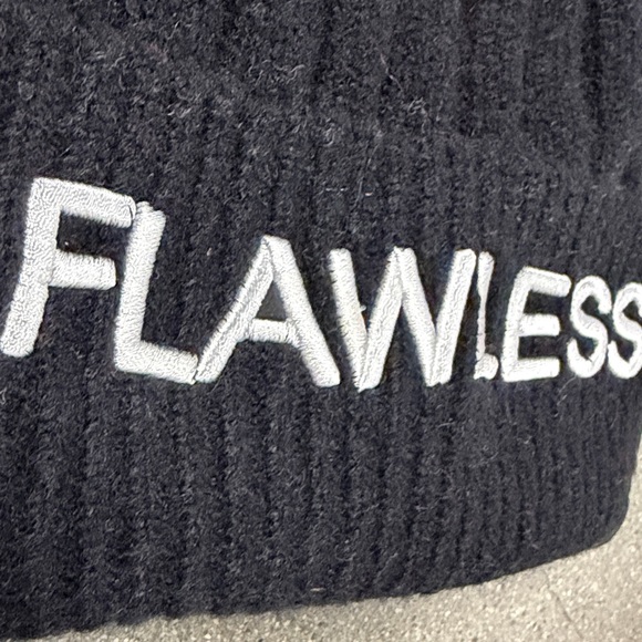 Black Beanie with Flawless Embroidery - Picture 2 of 6
